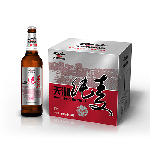 天湖純麥啤酒包裝設(shè)計
